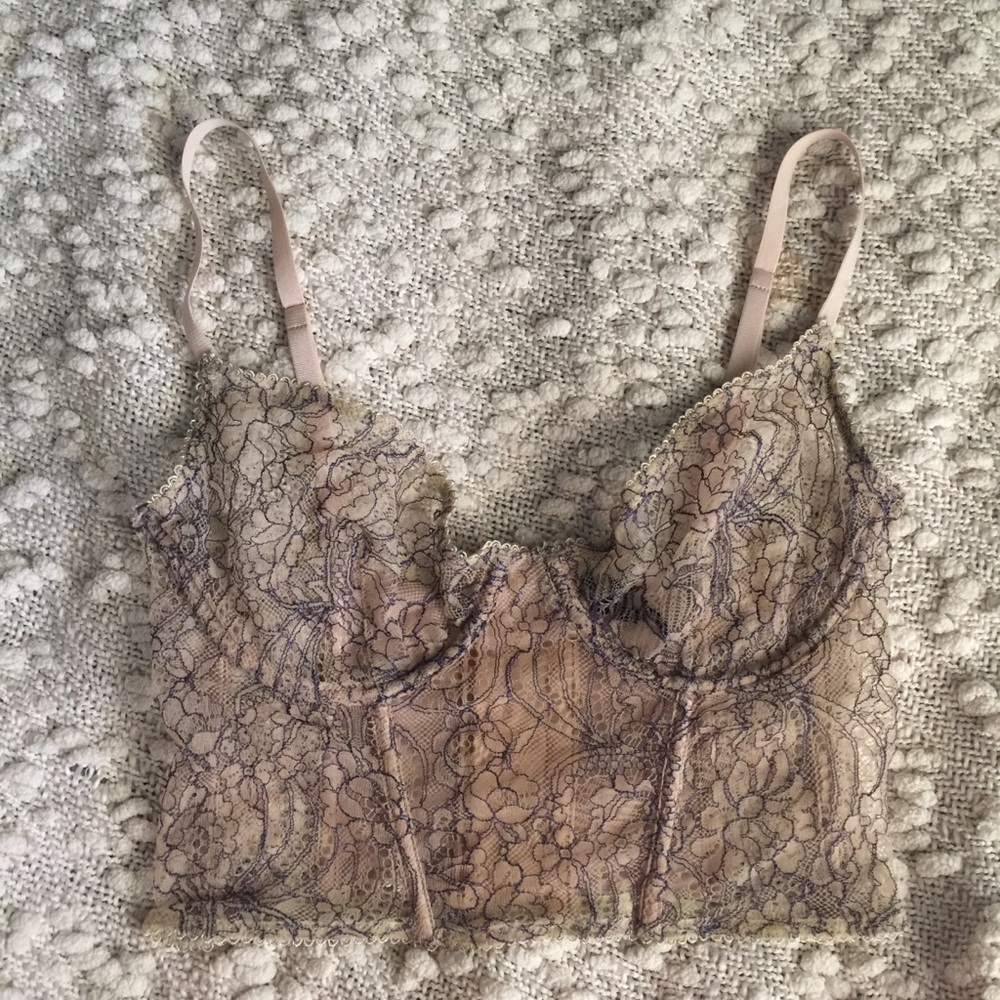 Kiki De Montparnasse Bustier Lace Bra Top